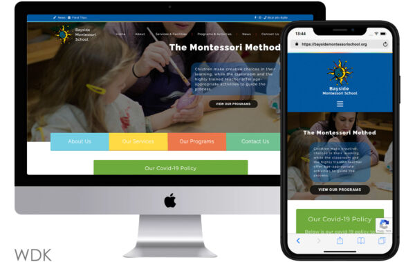 Website Design Kingston | Portfolio | Bayside Montessori