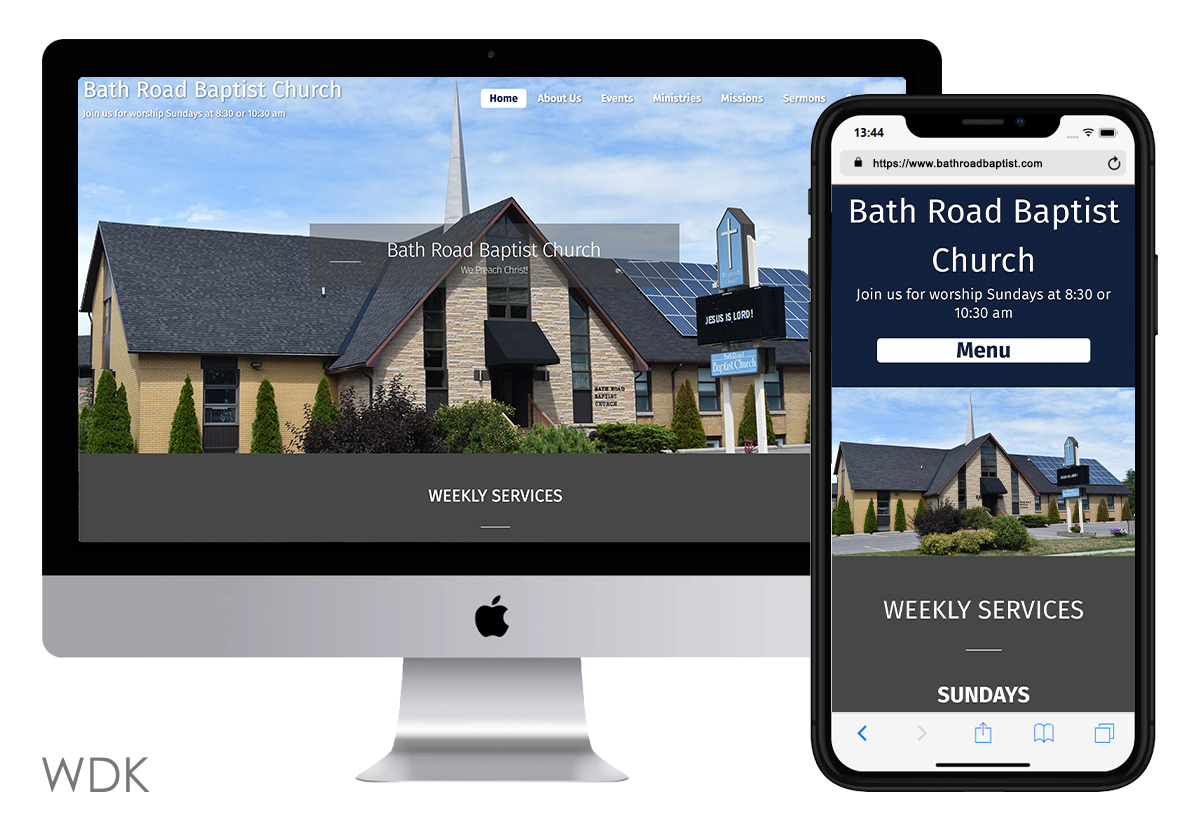 bath road baptist church new website