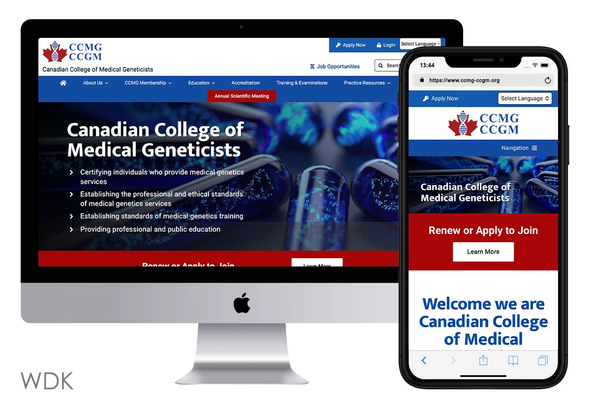 New Canadian College of Medical Geneticists website